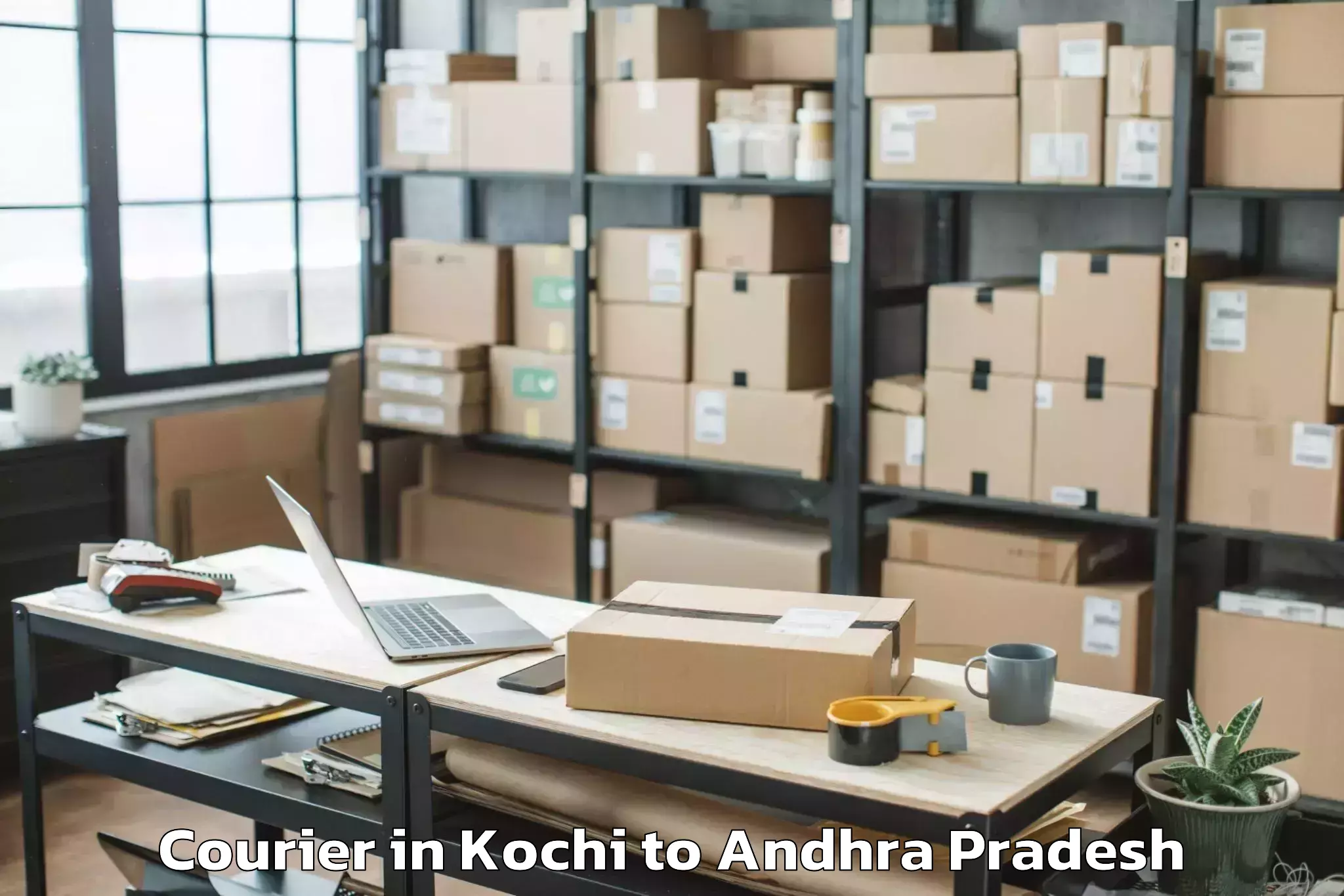 Book Kochi to Gollaprolu Courier Online